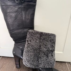 UGG Black and Gray Women's Boots